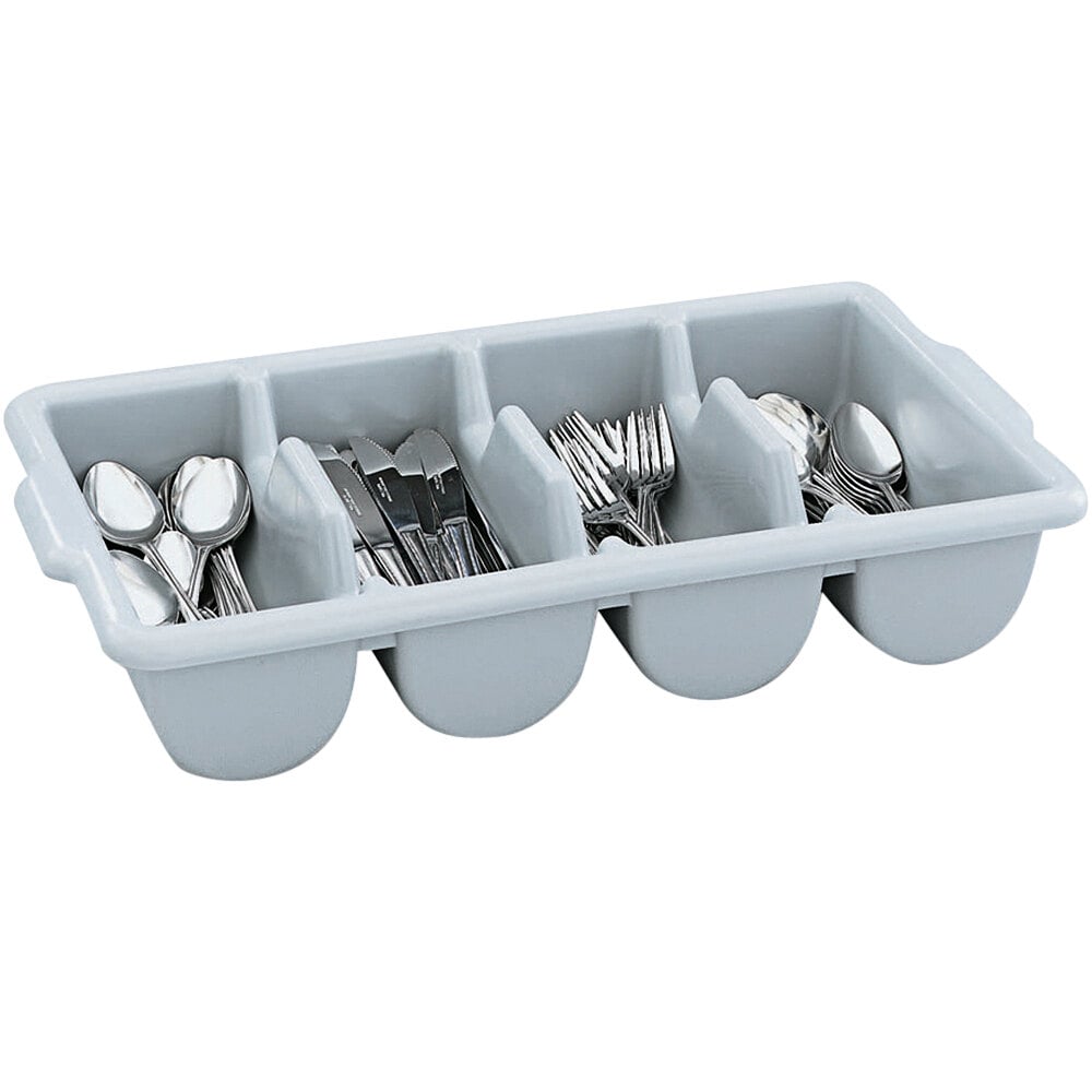 Vollrath 52651 Signature Gray Polyethylene Cutlery Box