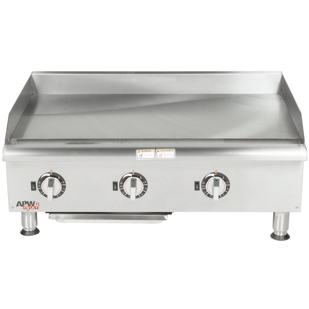 APW Wyott EG-36i 36" Electric Countertop Griddle 208V