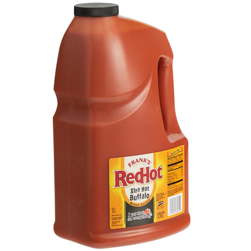 Frank's RedHot 1 Gallon XTRA Hot Buffalo Wings Sauce