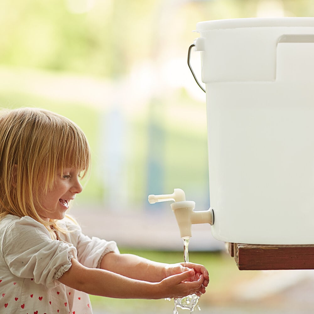 Choice 6 Gallon White Dispenser for Hand Washing