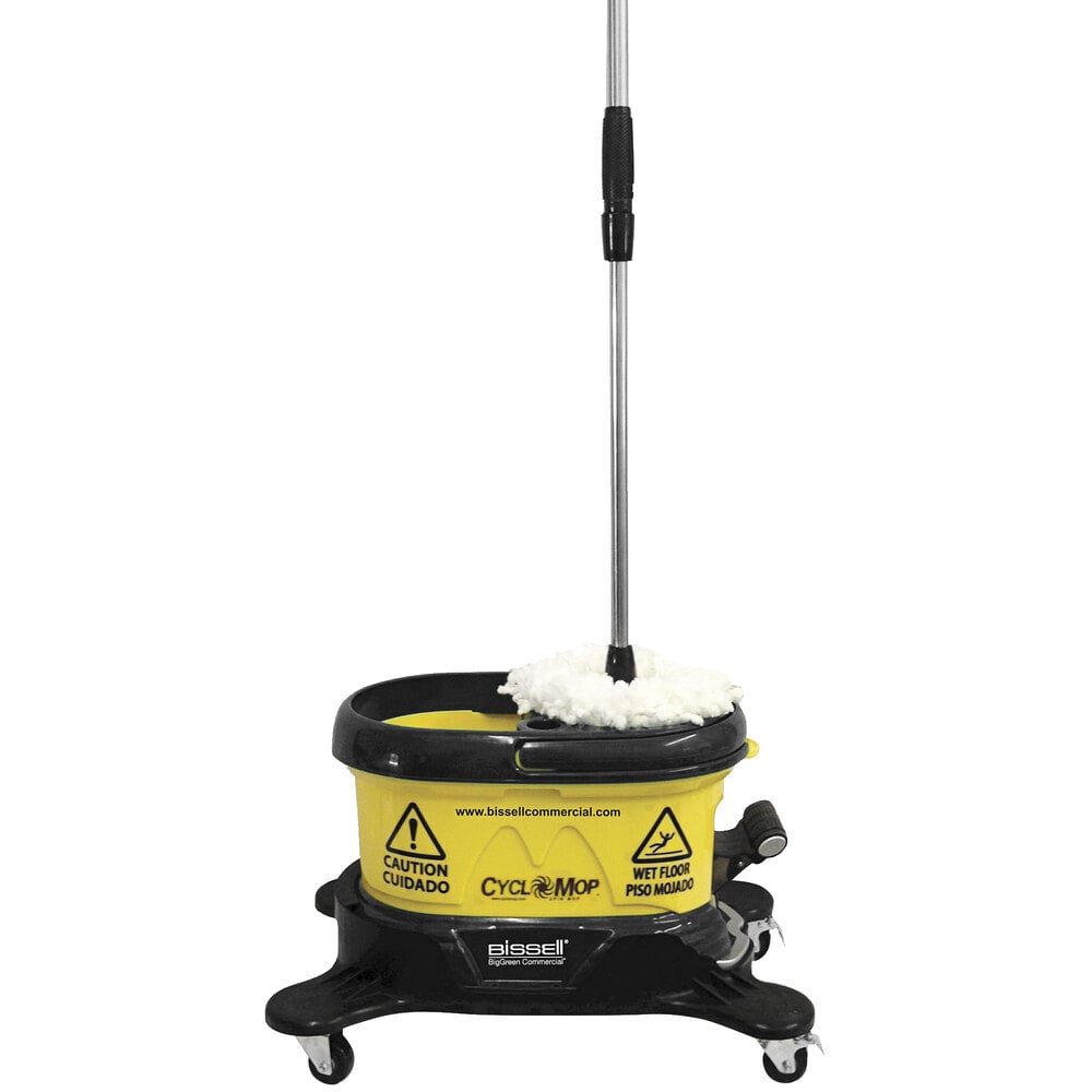 Bissell Commercial CM500D CycloMop Spin Mop and Bucket System with