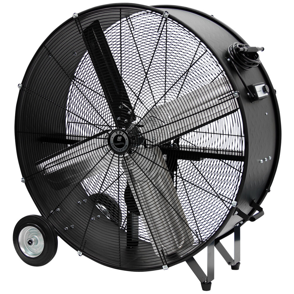 TPI CPB 48B 48" 2Speed Fixed Belt Drive Industrial Drum Fan 3/4 hp, 8,800 CFM