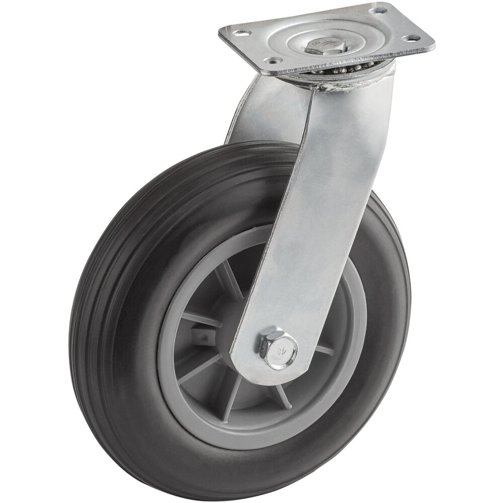 Lavex Industrial 8" Swivel Oversized Caster for Utility Carts
