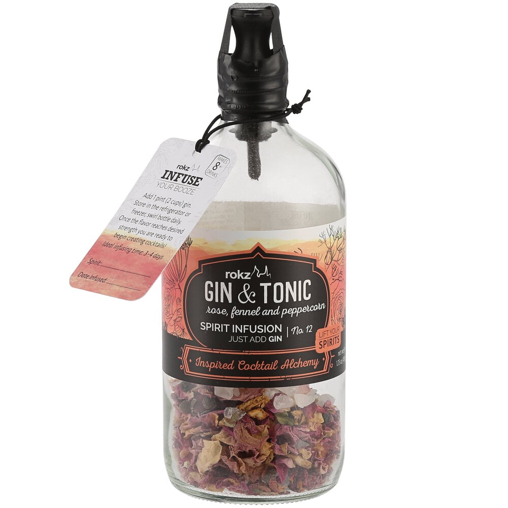 Rokz 1.75 oz. Gin and Tonic Cocktail Infusion Kit