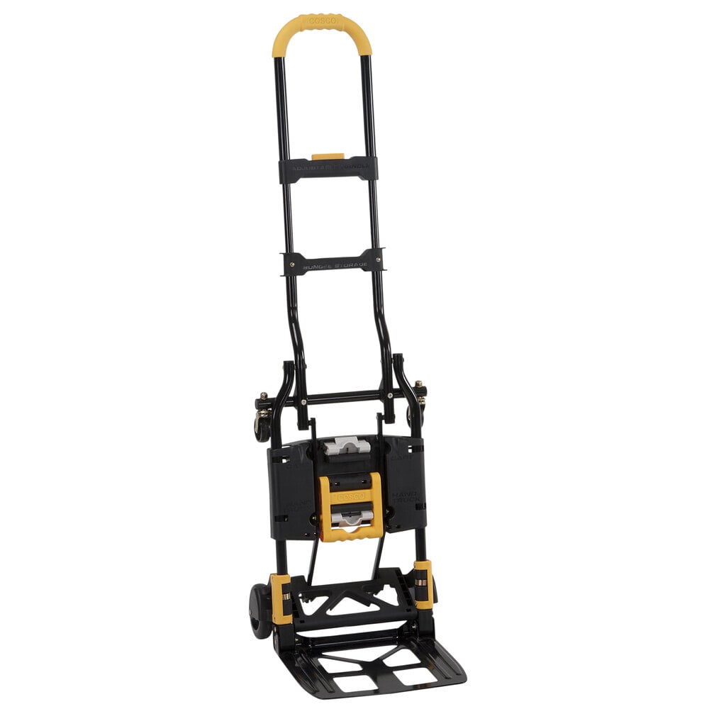 Cosco 12225YGB1E Black and Yellow 2in1 Folding MultiPosition Hand