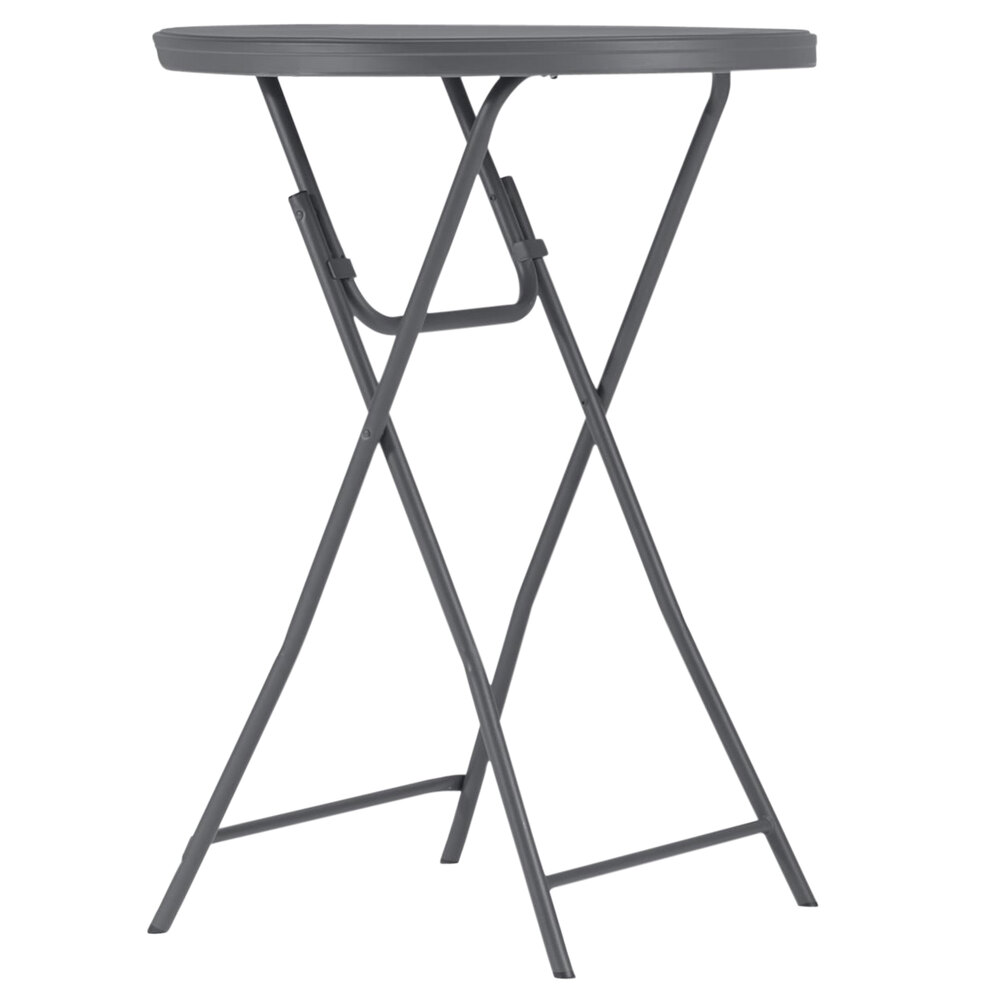 ZOWN Gray Cocktail Folding Table Shop WebstaurantStore