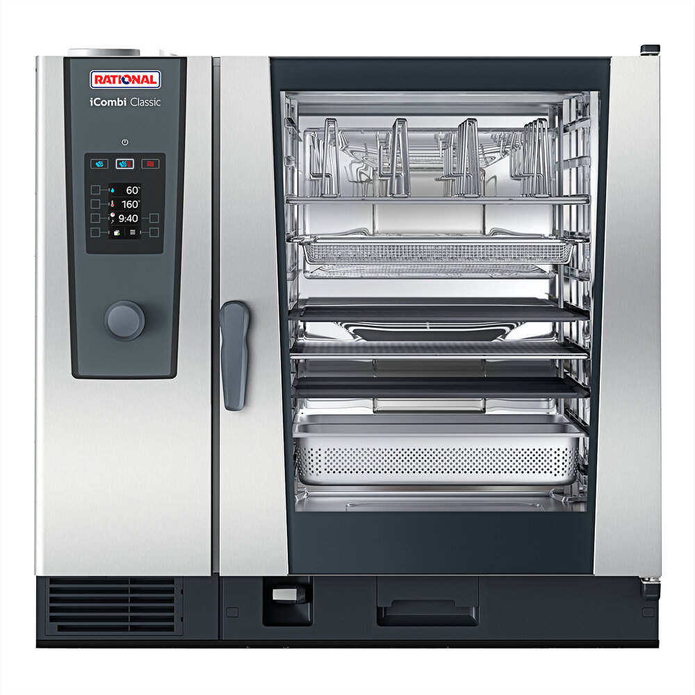 Four combiné ICombi Classic 10 pleine grandeur gaz propane Rational - 208/240V, 3 Phase