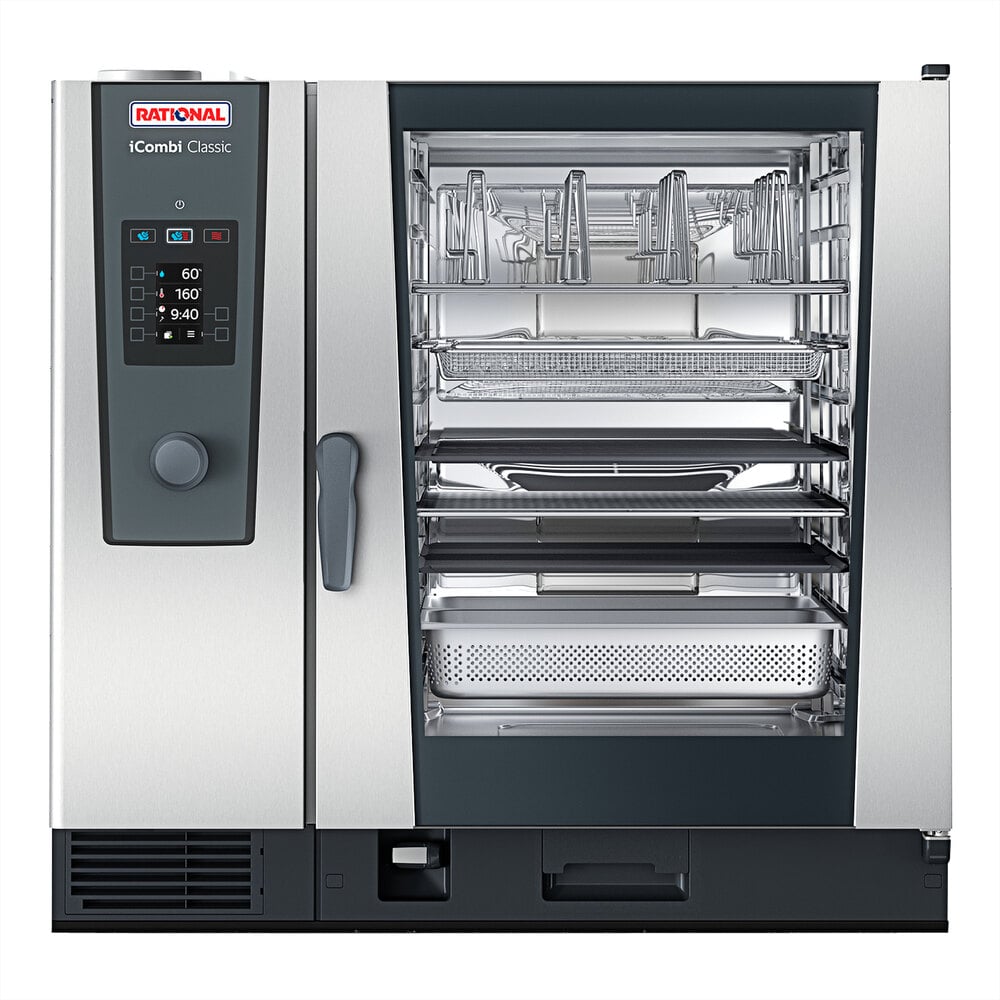 Four combiné ICombi Classic 10 pleine grandeur électrique Rational - 208/240V, 3 Phase, B