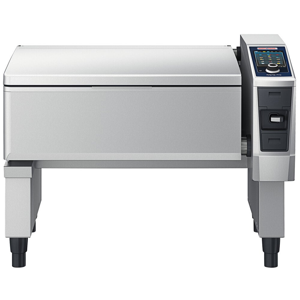 Rational iVario Pro XL 40 Gallon Electric Tilt Skillet with Base and