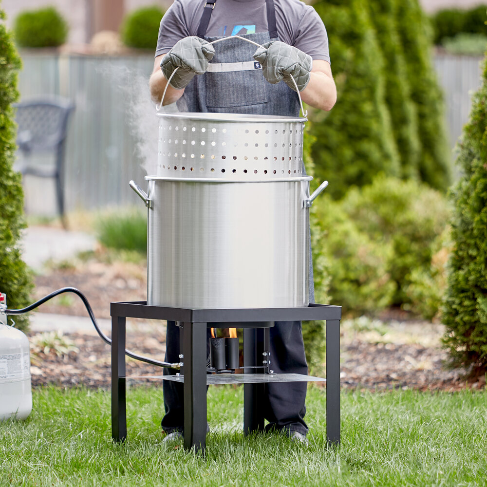 Backyard Pro 80 Qt. Aluminum Outdoor Seafood Boiler / Steamer Kit