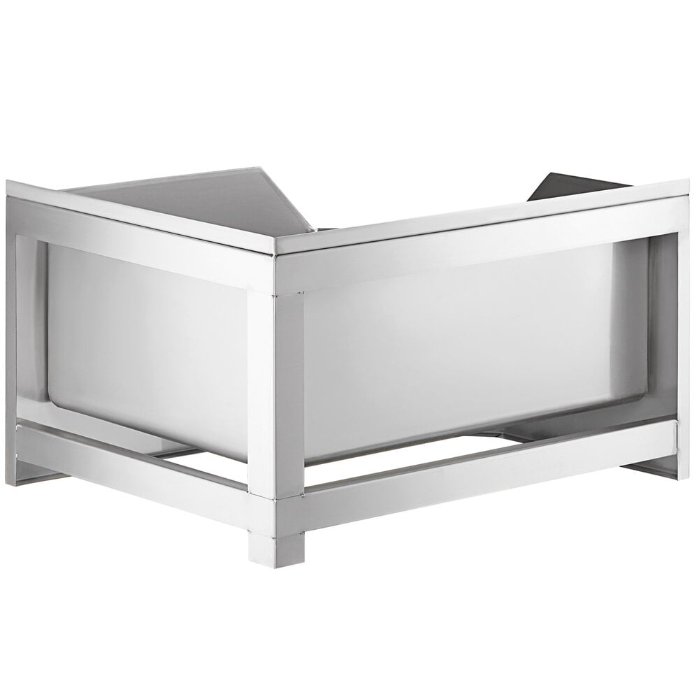 Regency 16Gauge Stainless Steel One Compartment Corner Mop Sink with