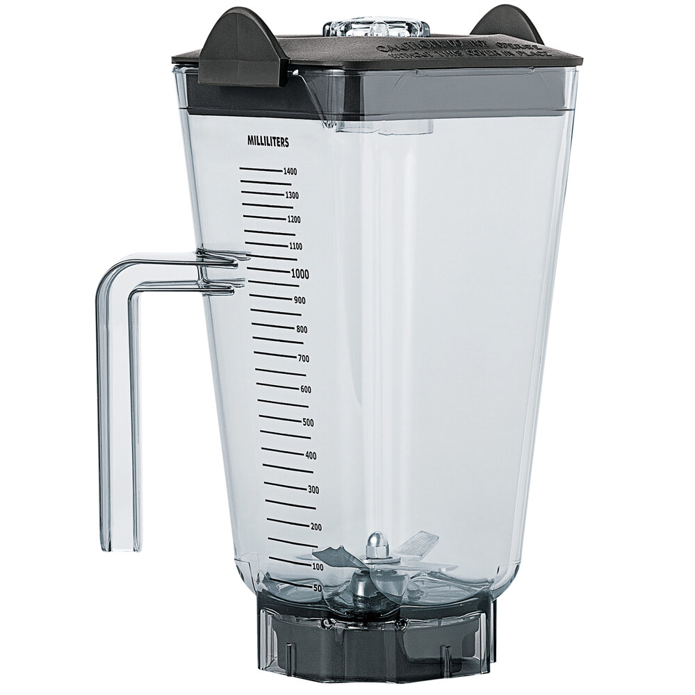 Vitamix 15506 48 oz. Clear Tritan Blender Jar with Lid and Ice Blade