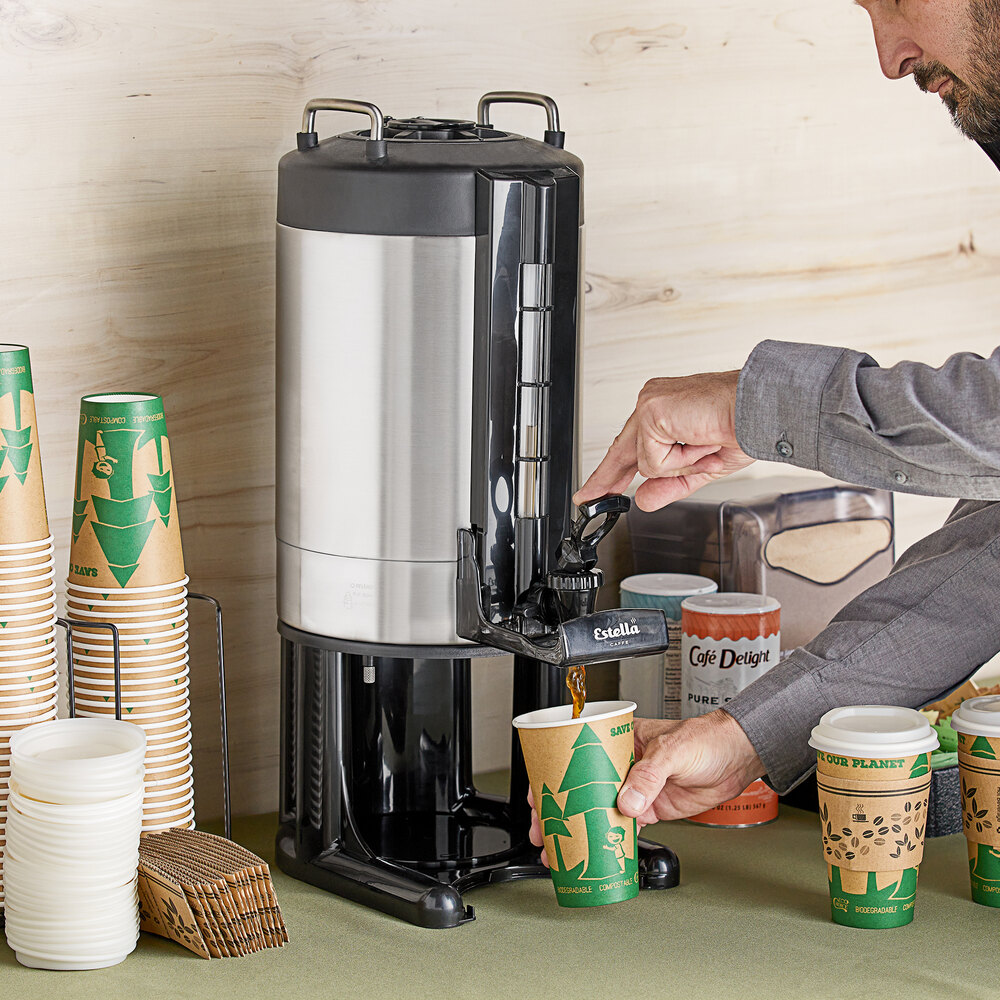 Estella Caffe 1.5 Gallon Thermal Coffee Server with Stand