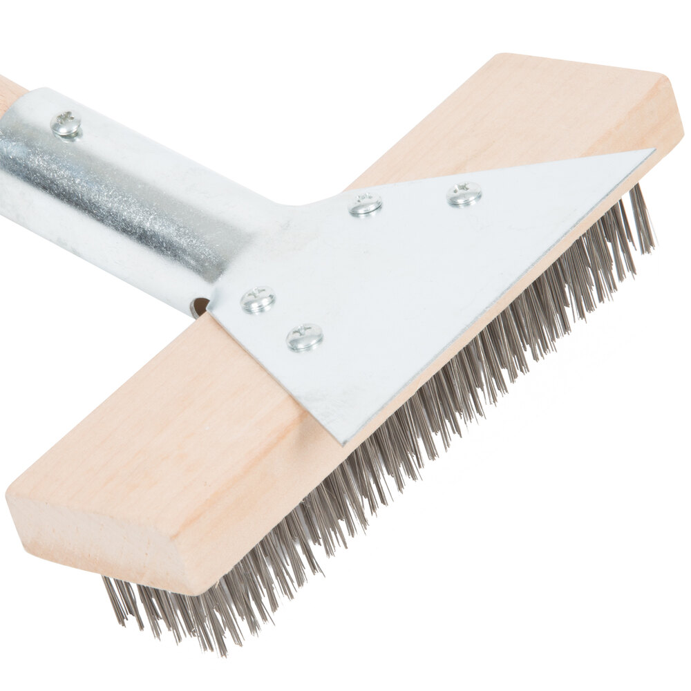 27" Single Head Broiler / Grill Cleaning Brush