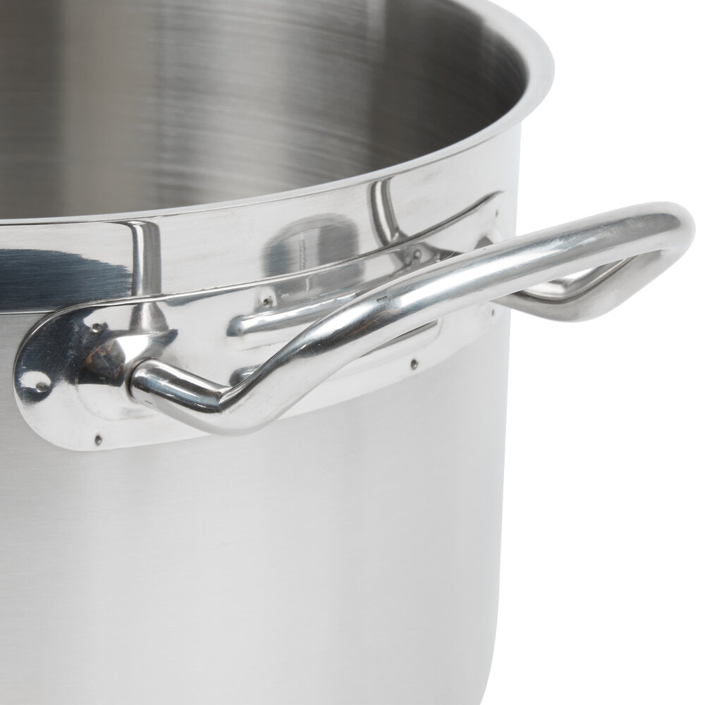 8 Qt Heavy Duty Stainless Steel Stock Pot With Cover 0562