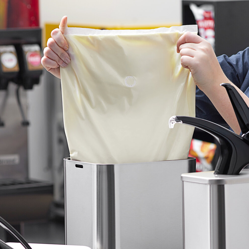 Heinz 1.5 Gallon Mayonnaise Dispenser Pouch with Fitment 2/Case