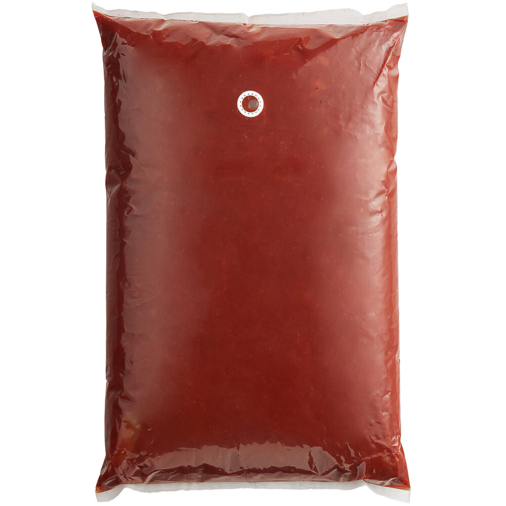 Heinz 1.5 Gallon BBQ Sauce Dispenser Pouch with Fitment 2/Case