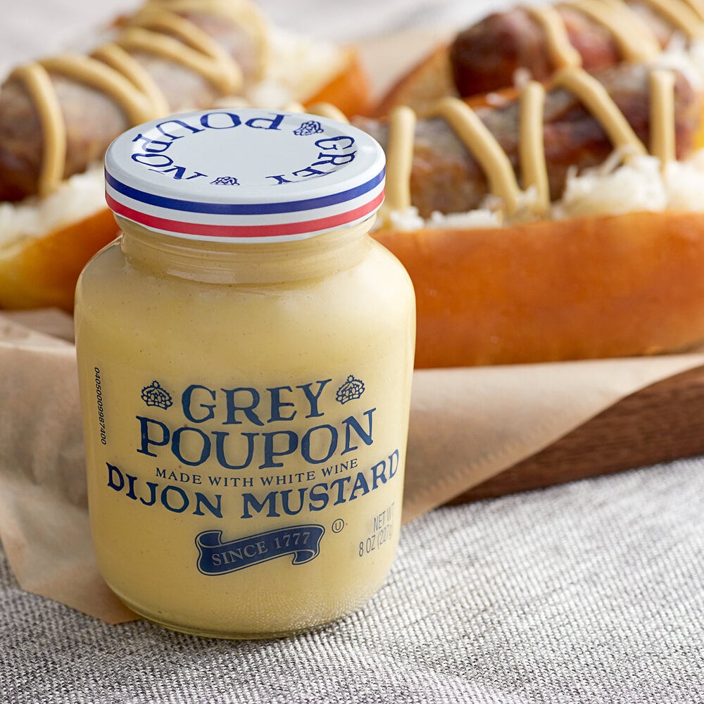Grey Poupon Dijon Mustard 8 oz. Jar 12/Case