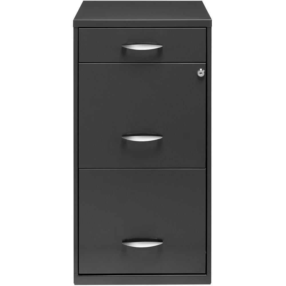 Hirsh Industries 20205 Space Solutions SOHO Charcoal ThreeDrawer