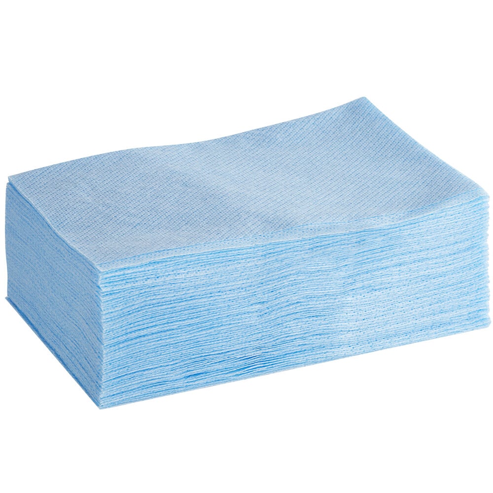 Chicopee 0091 Chix Ultra 13" x 21" Blue Sanitizer Compatible Medium