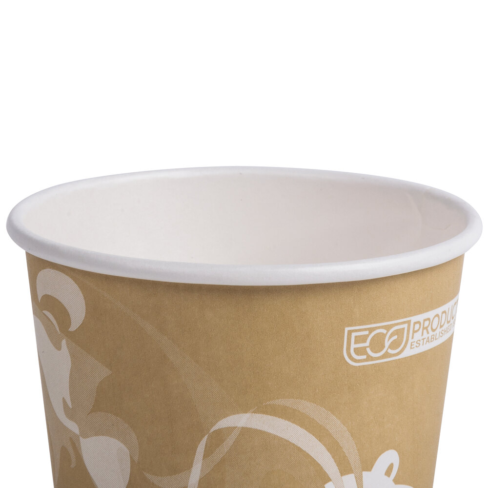 Eco Products EP-BRHC10-EW Evolution World PCF 10 oz. Paper Hot Cup - 50 ...