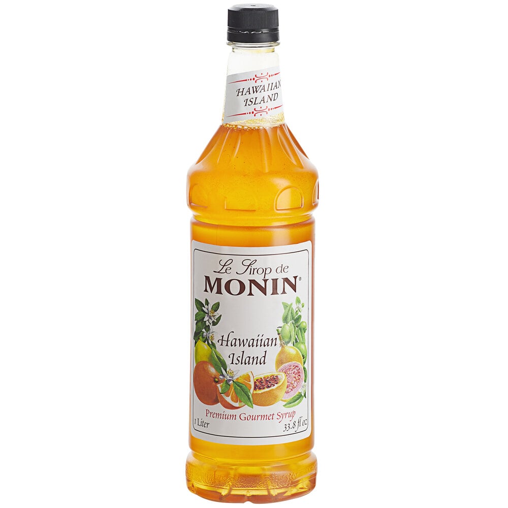 Monin Liter Premium Hawaiian Island Flavoring Fruit Syrup