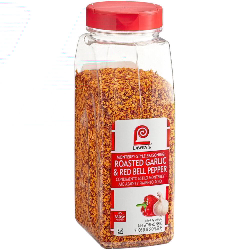 Lawry's 21 oz. Roasted Garlic and Red Bell Pepper MontereyStyle Seasoning