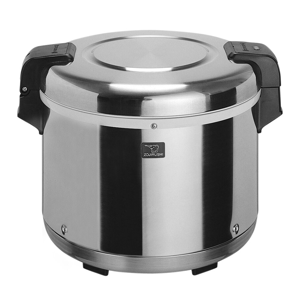 Zojirushi THA-803SA 44 Cup Stainless Steel Electric Rice Warmer with Zojirushi Rice Cooker With Stainless Steel Inner Pot