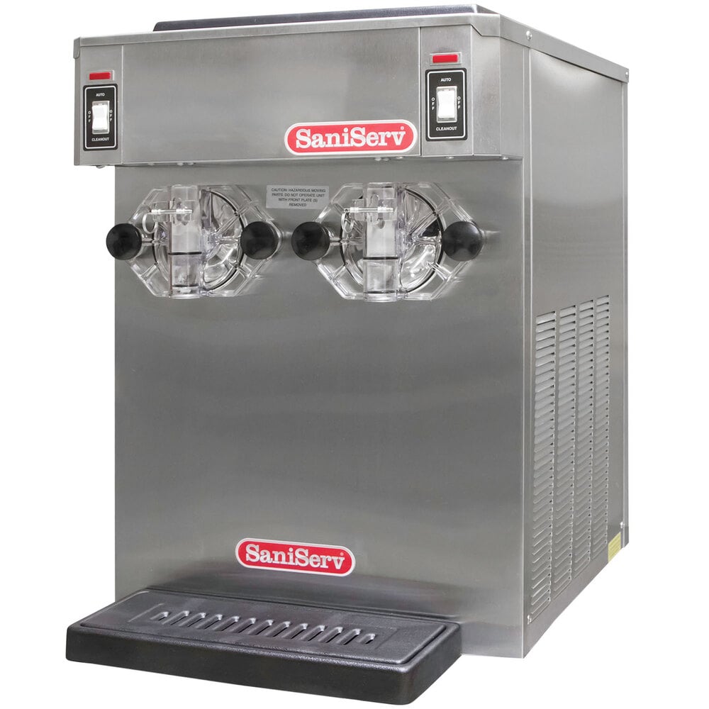 SaniServ 691 Twin Flavor 28 Qt. Countertop Air Cooled Shake Machine