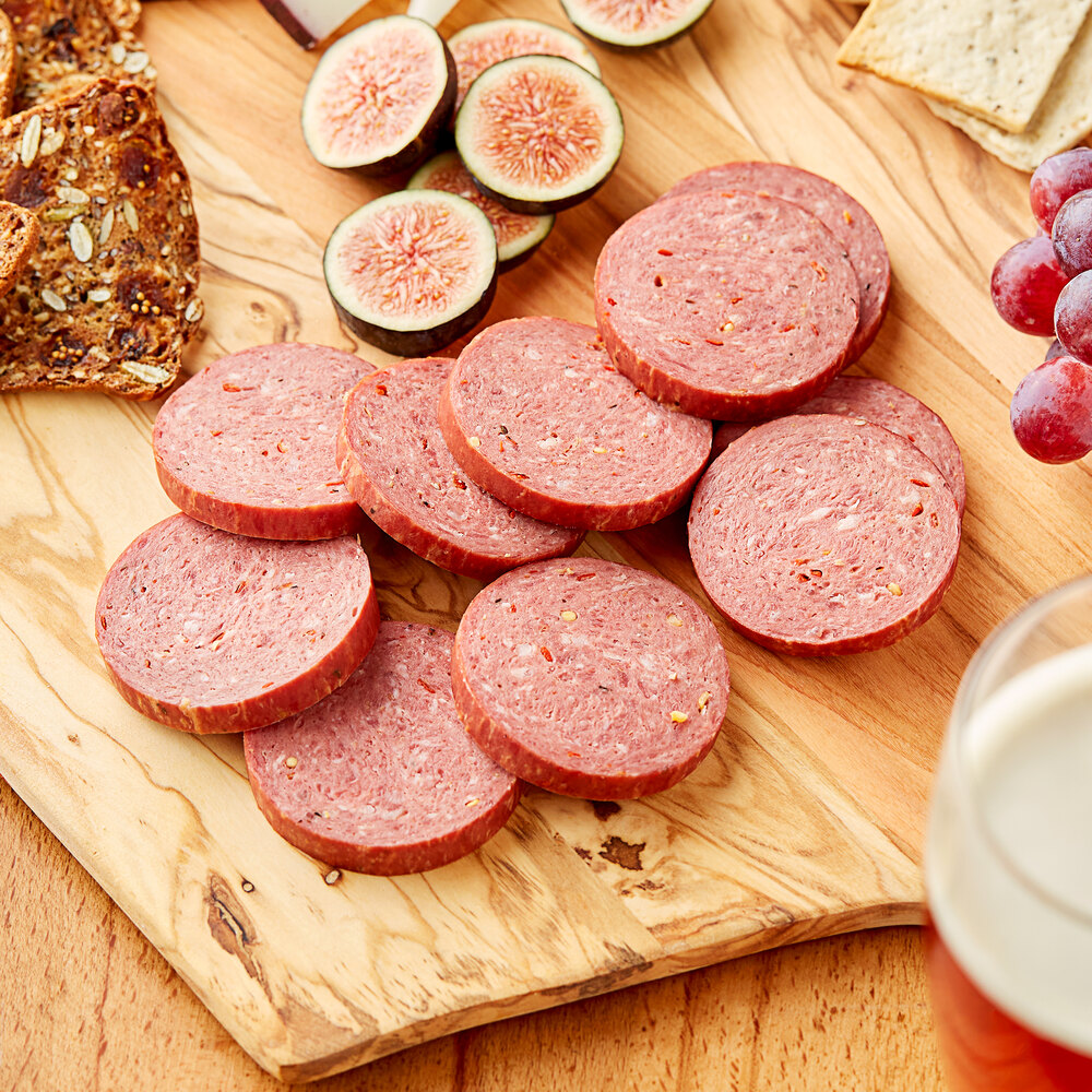 Kinikin Processing 1 lb. Rocky Mountain Elk Summer Sausage 12/Case