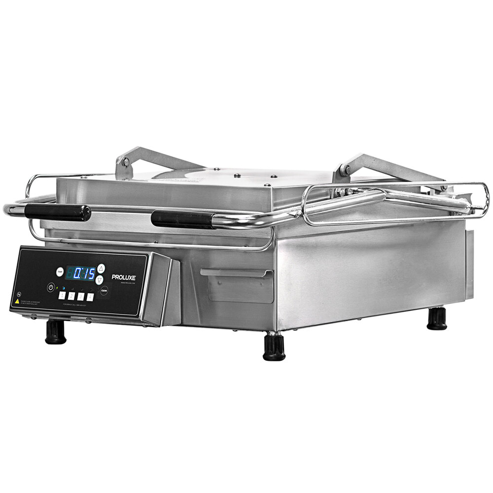 Proluxe CSD1515E Vantage CS HeavyDuty Clamshell Sandwich Grill with Smooth Plates 15" x 15
