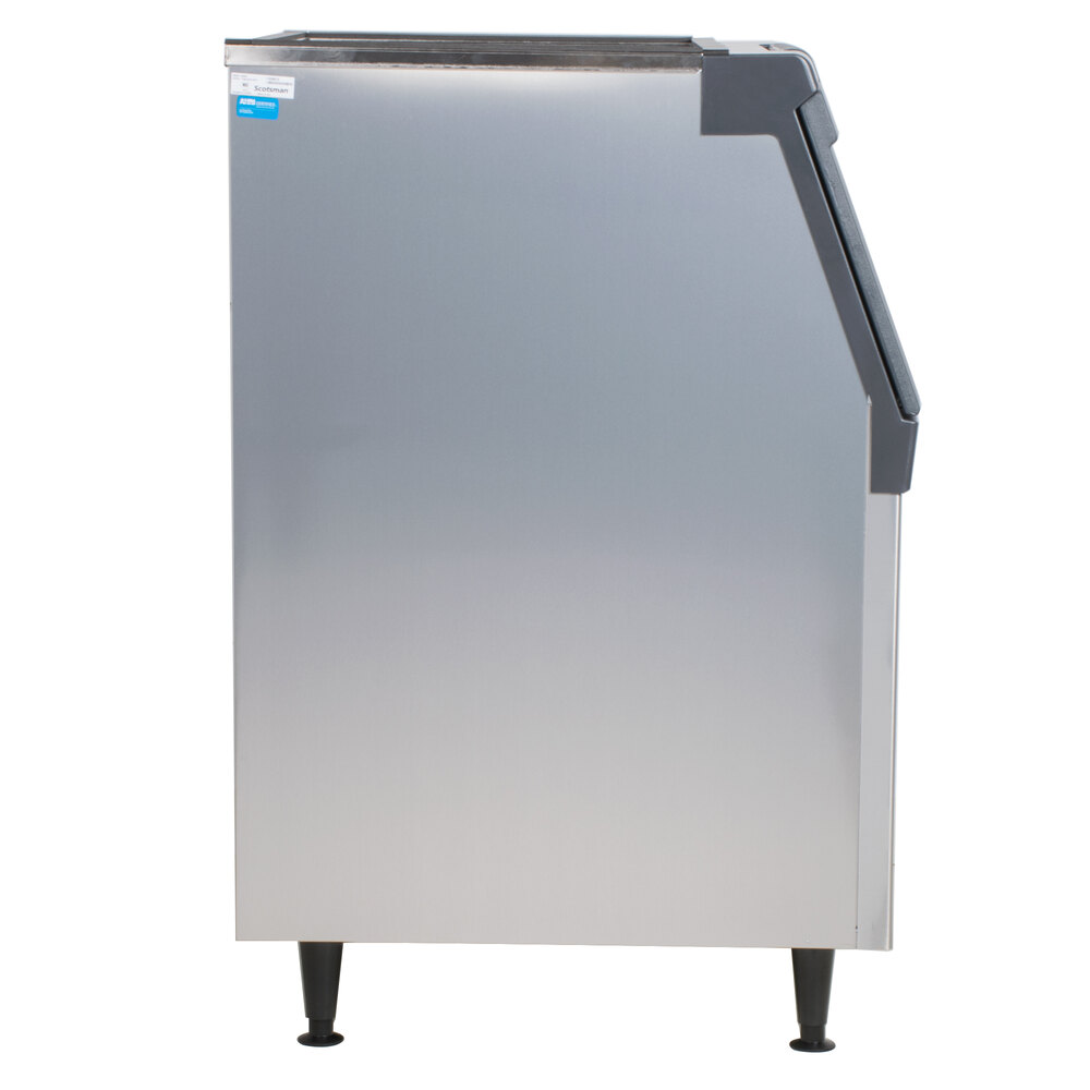 Scotsman B530S Ice Storage Bin 536 lb. Stainless Steel Exterior