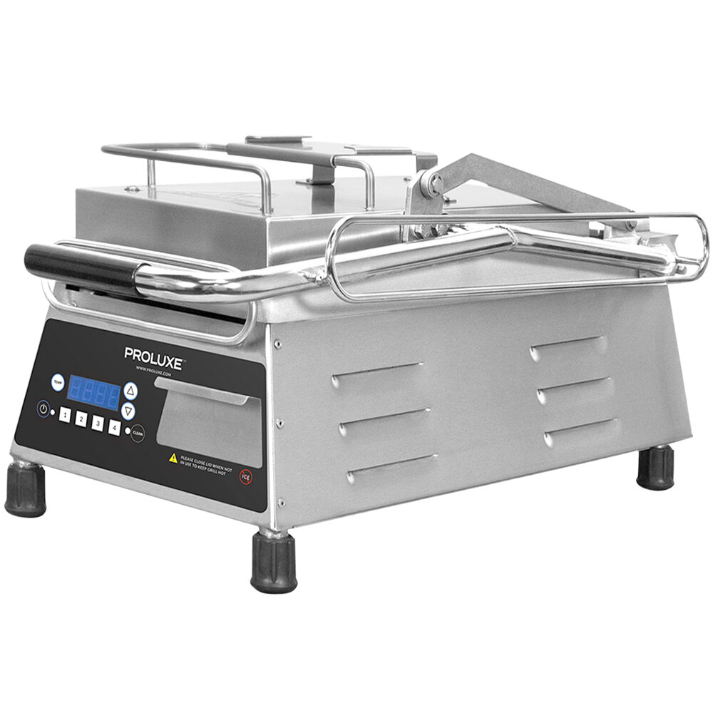 Proluxe CS157B Vantage LightDuty Clamshell Sandwich Grill with Smooth Plates 240V, 1150W