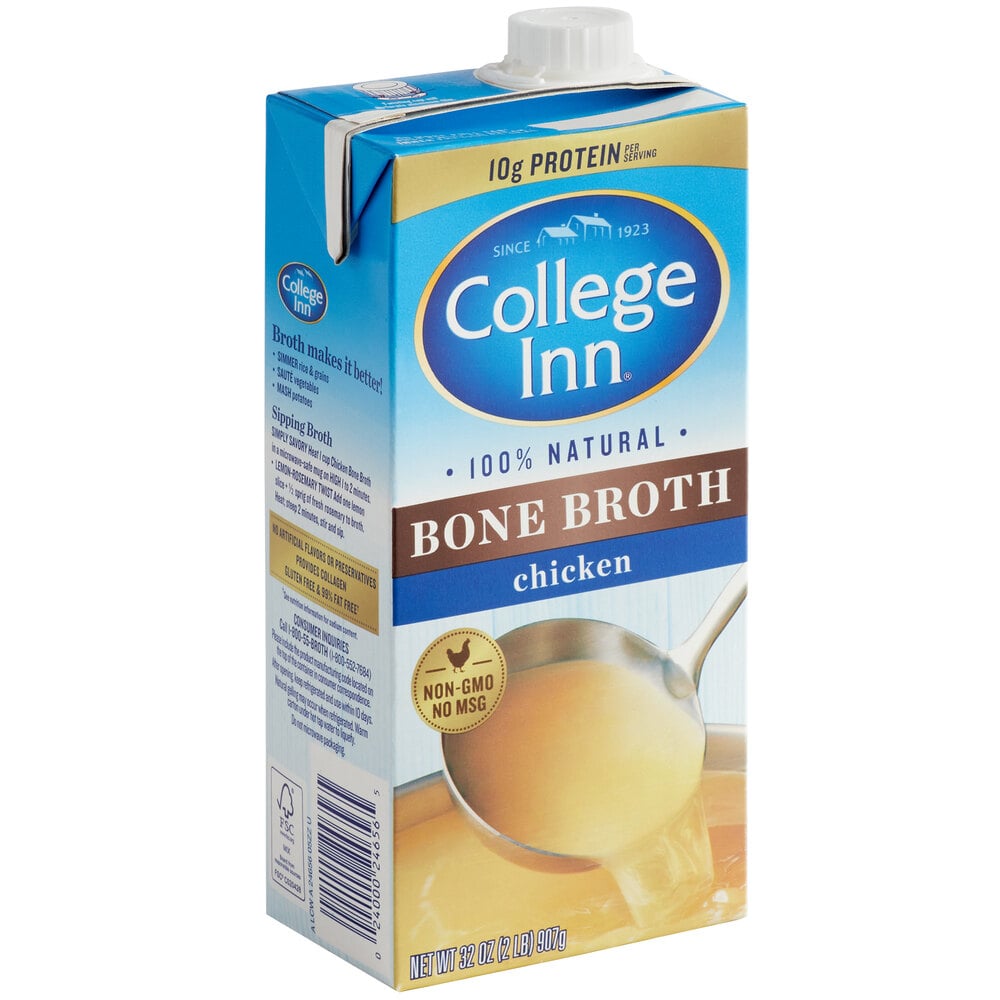 College Inn 32 oz. Chicken Bone Broth - 12/Case