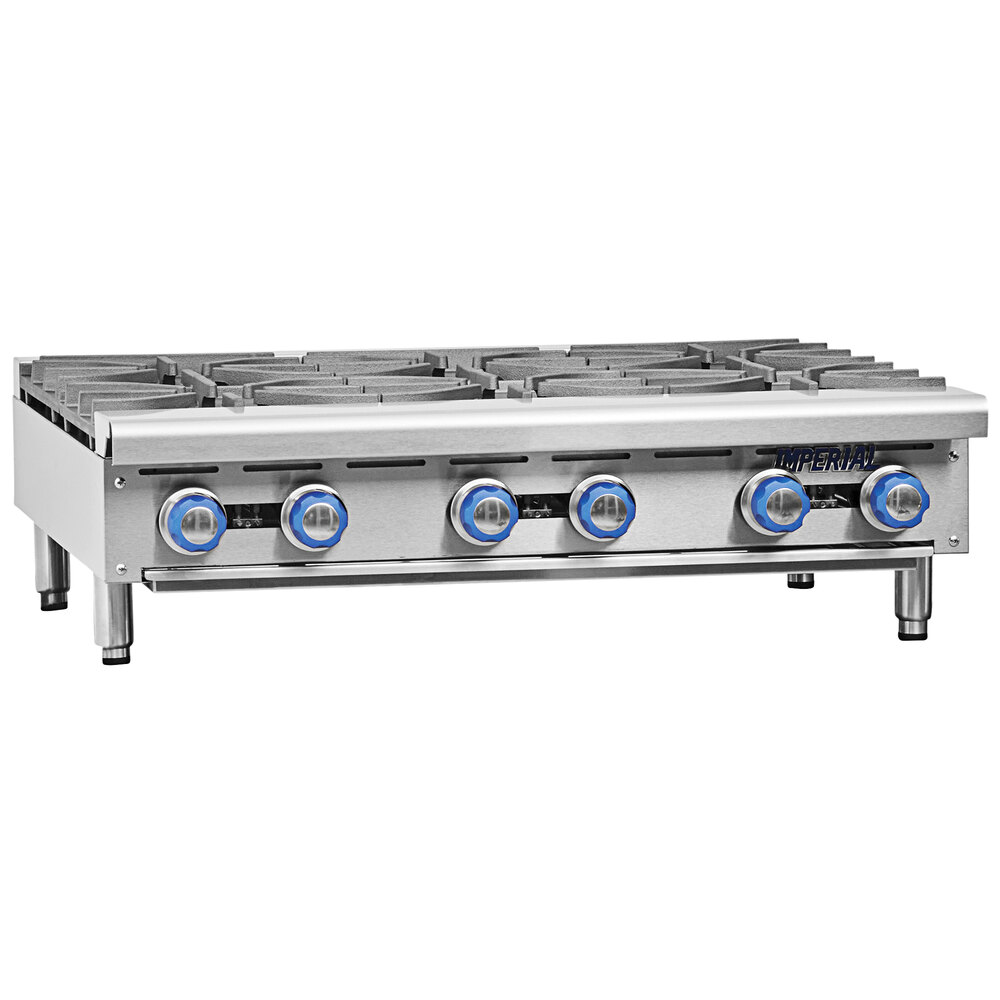 Imperial Range IHPA636LP 36" Liquid Propane 6 Burner Hot Plate
