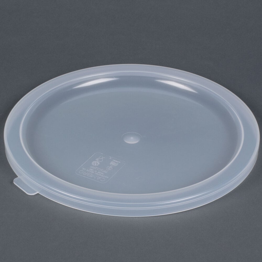 Cambro RFSC12PP190 Translucent Lid for Cambro Translucent 12, 18, and ...