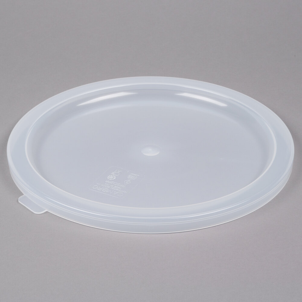 Cambro RFSC12PP190 Translucent Lid for Cambro Translucent 12, 18, and ...