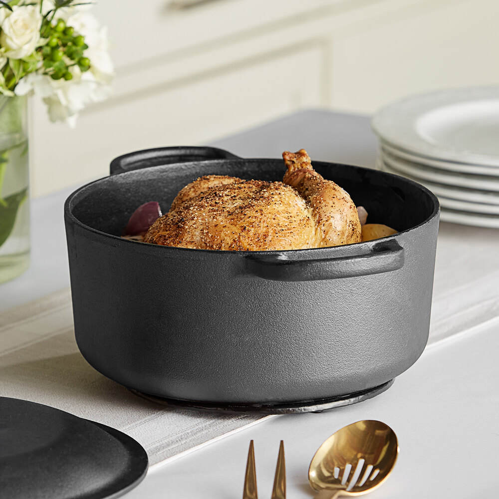 Valor 6 Qt. Pre-Seasoned Cast Iron Dutch Oven