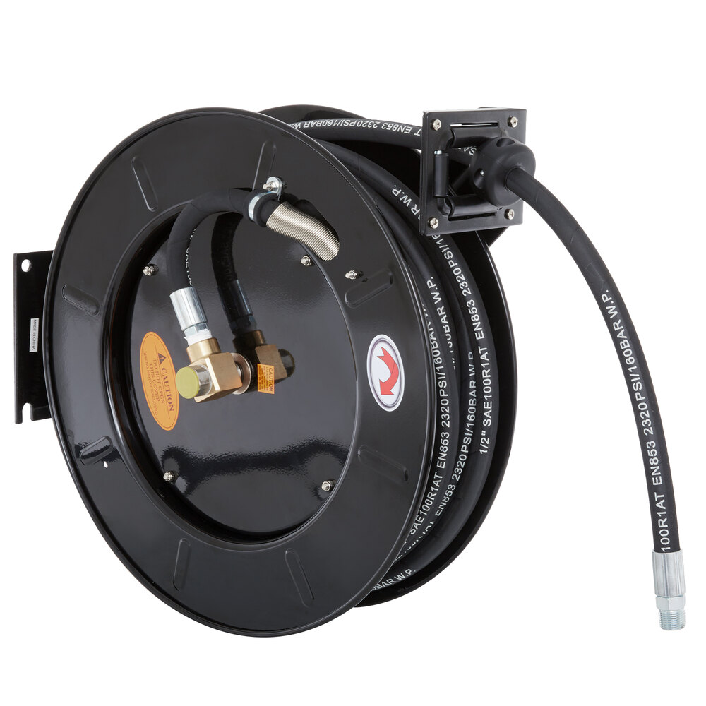 Equip by T&S 5HR342GH Hose Reel with 50' Hose and Garden Hose Adapter