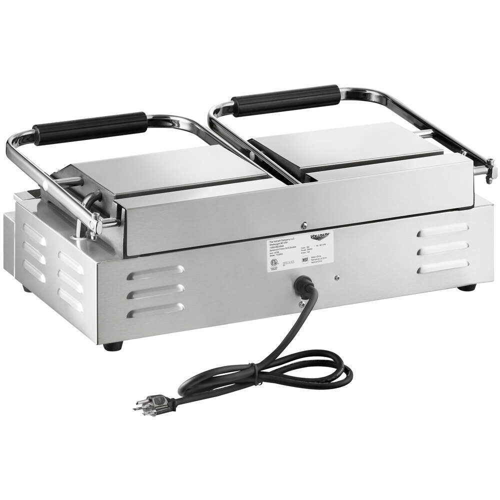 Vollrath 40795 Cayenne Double Cast Iron PaniniStyle Sandwich Press