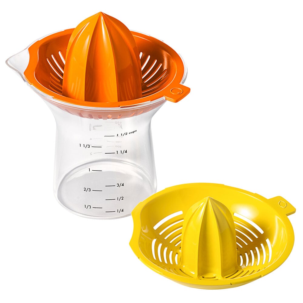 OXO 11263400 Good Grips 2in1 Citrus Juicer / Reamer with 1.5 Cup Clear Decanter