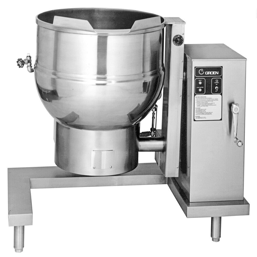 Groen DH40C Stainless Steel 40Gallon Steam Jacketed Tilting Liquid