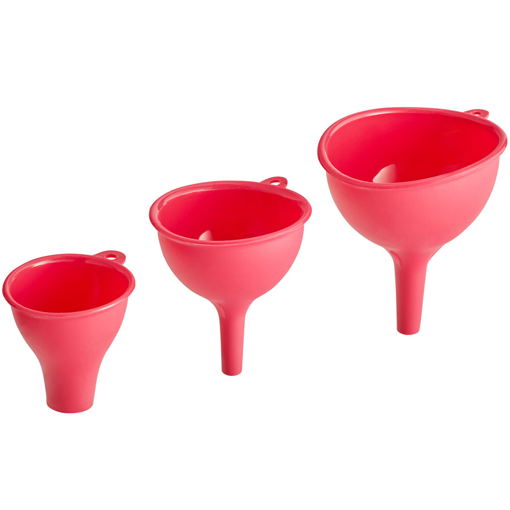 silicone funnel set