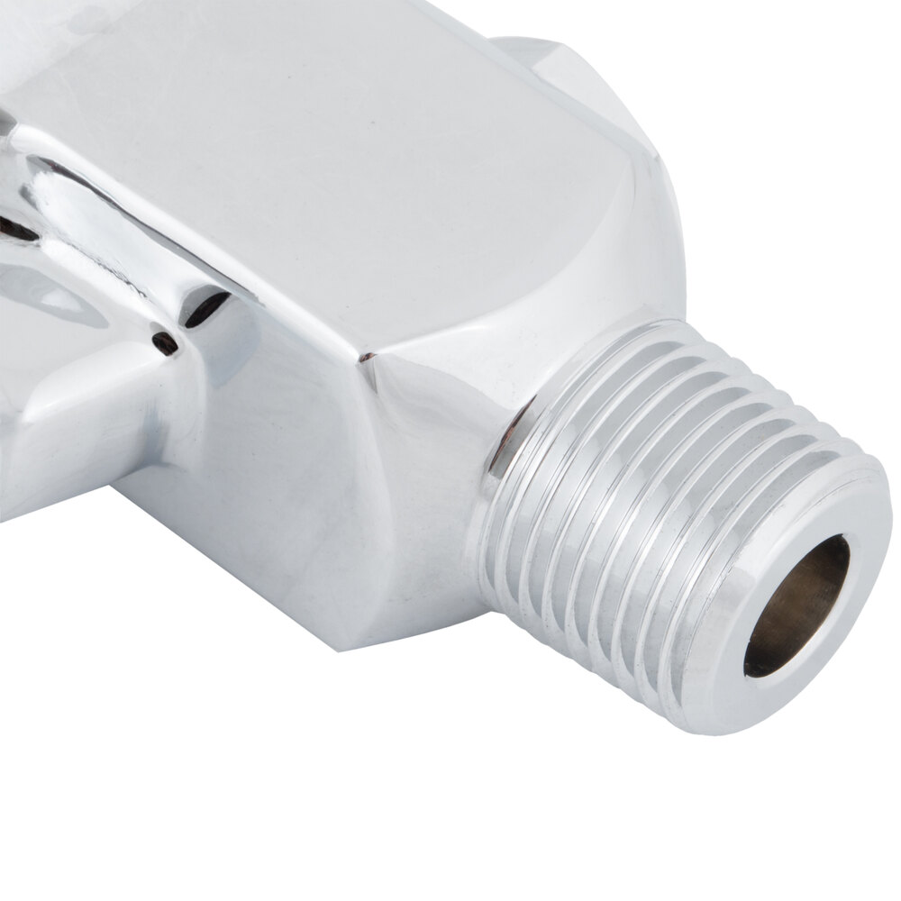 Equip by T&S 5GF-W Wall Mounted Push Back Glass Filler - 3/8" NPT Male