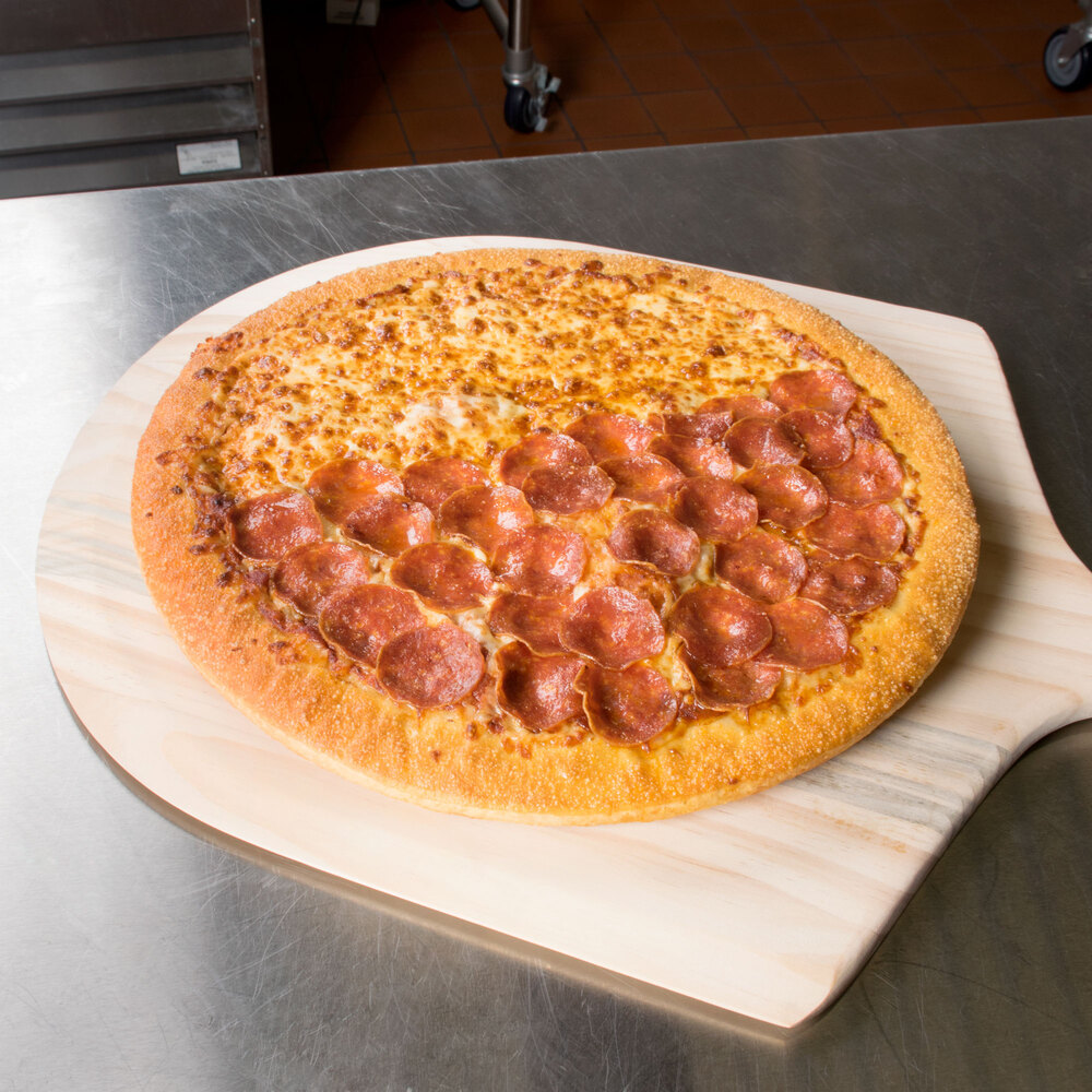 16" x 18" Wooden Pizza Peel with 24" Handle