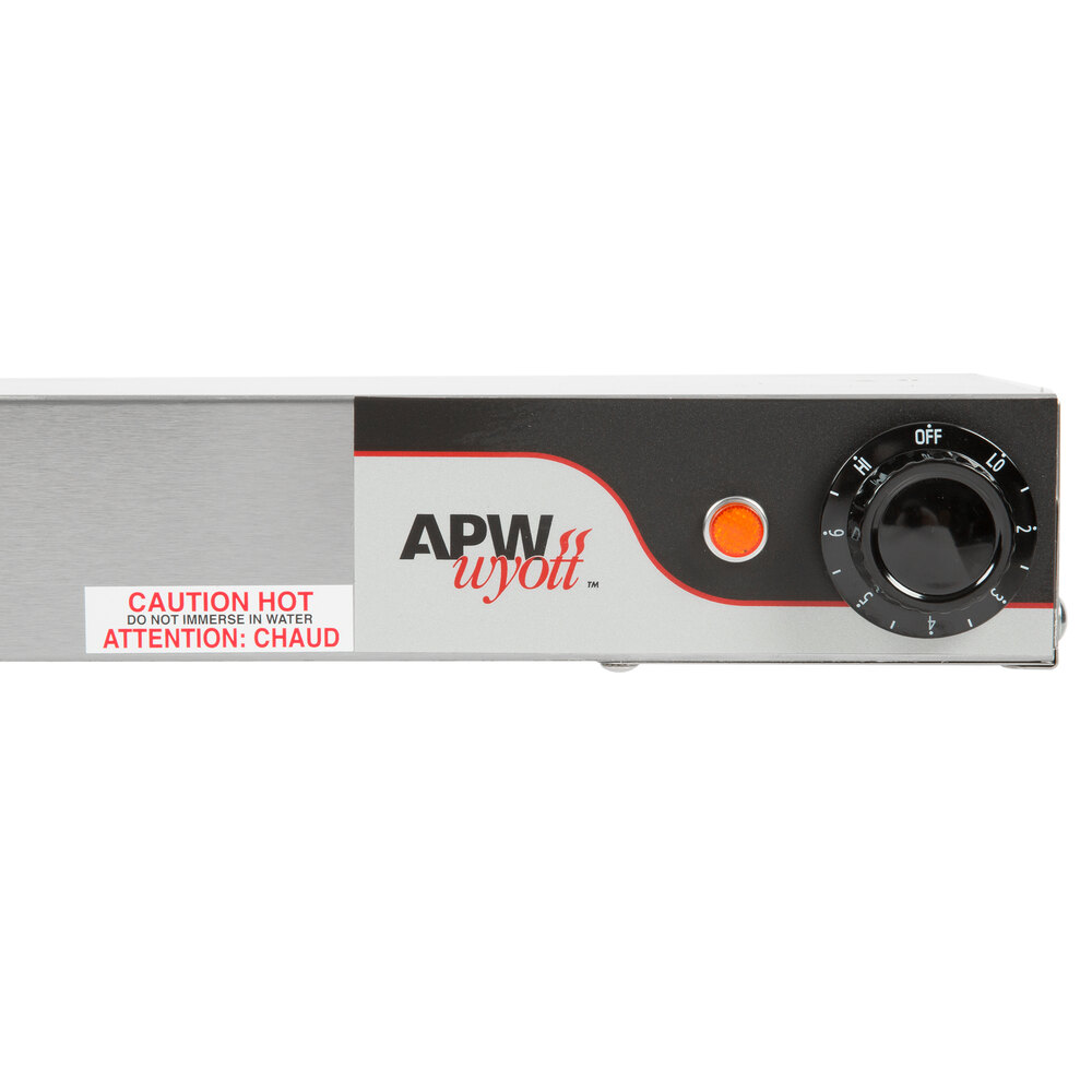 APW Wyott FDL24HI 24" High Wattage Lighted Calrod Food Warmer with