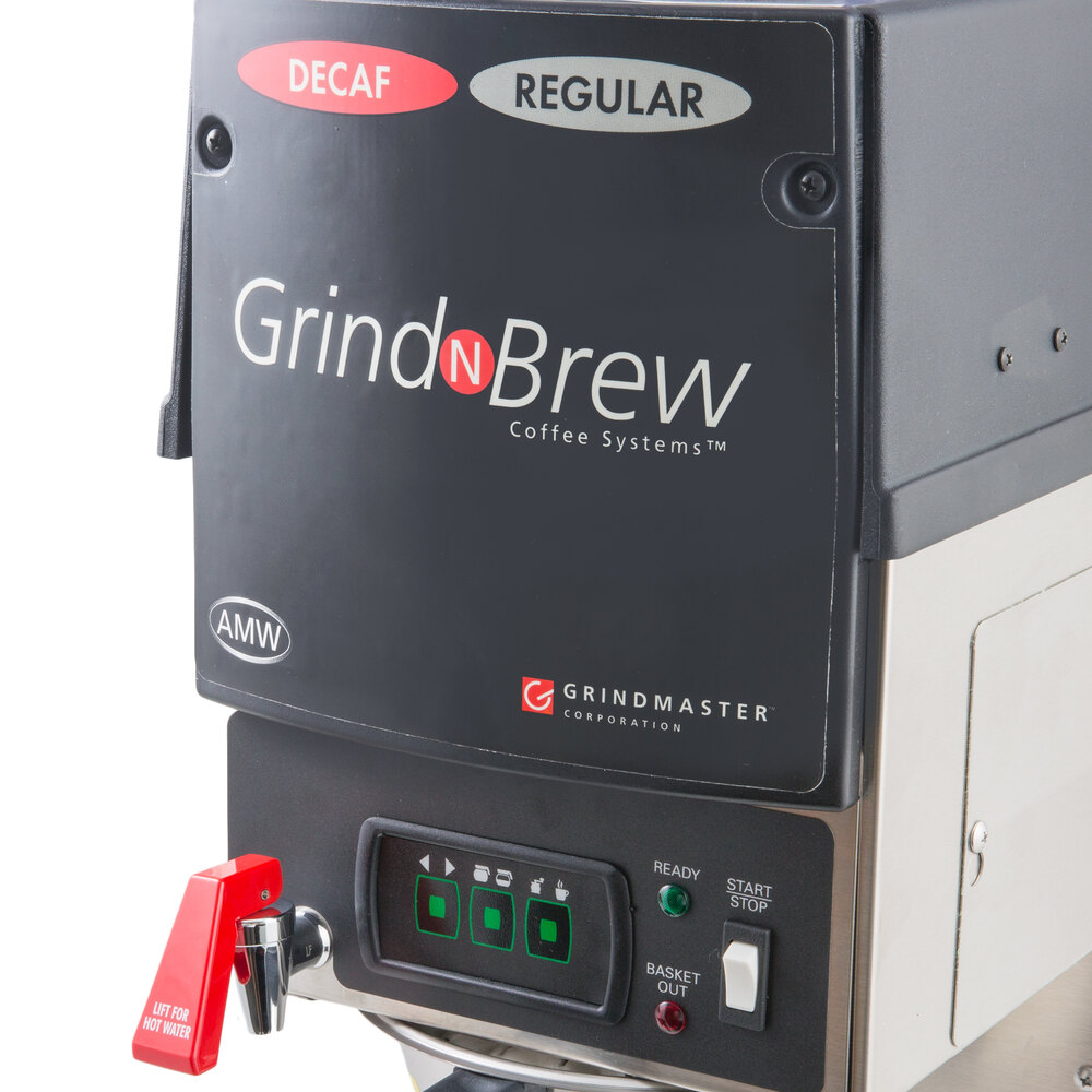 Grindmaster Gnb20h 65 Dual Hopper 74 Oz Airpot Grindn Brew Coffee Grinder And Automatic 4137