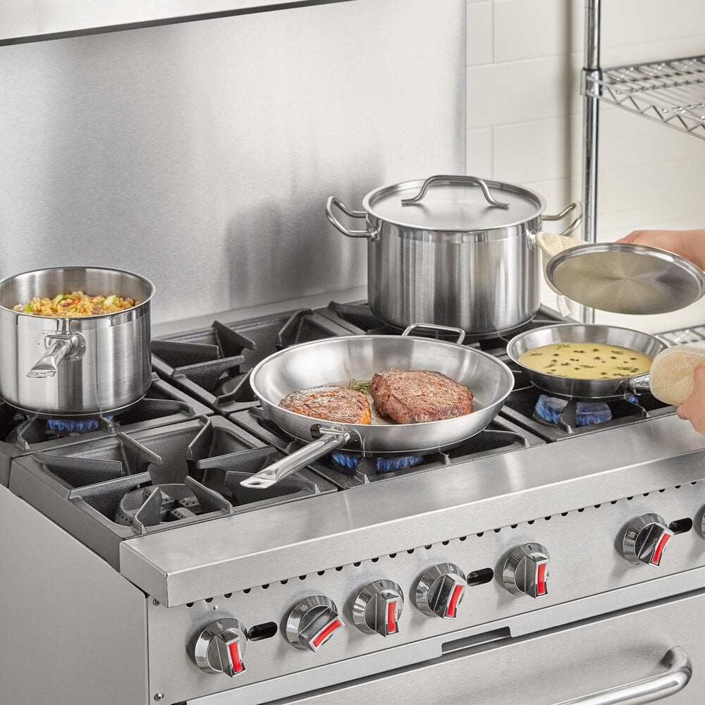 stainless steel induction pan set