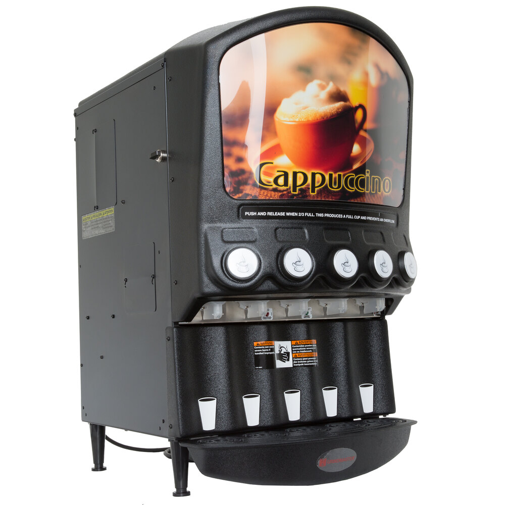 Grindmaster PIC5 Five Flavor Powdered Specialty Beverage Dispenser