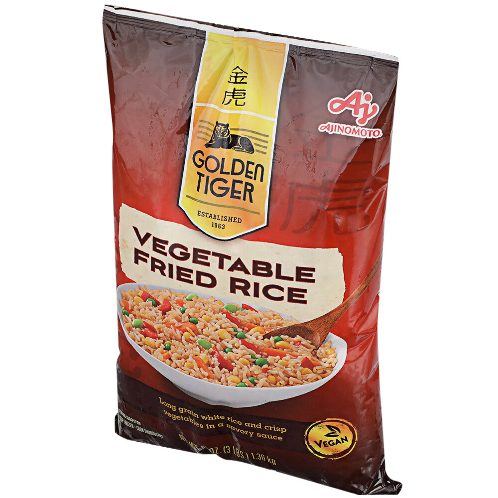 Golden Tiger Vegetable Fried Rice 3 lb. 4/Case